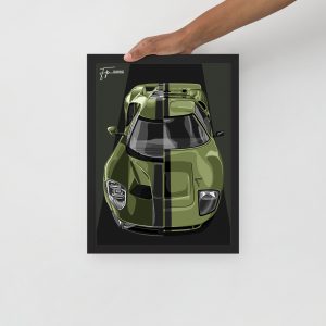 Ford GT - Framed poster