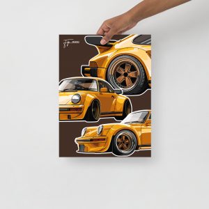 Porsche 930 Turbo - Poster