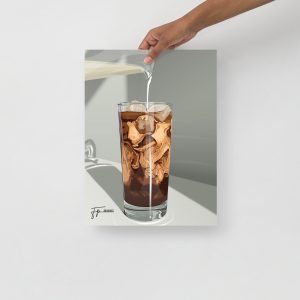 Iced latte - Poster