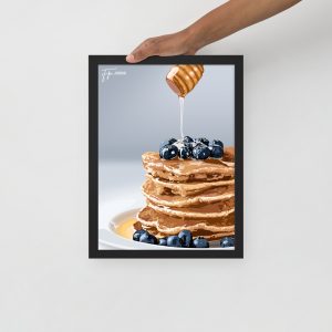 Pancakes - Framed poster
